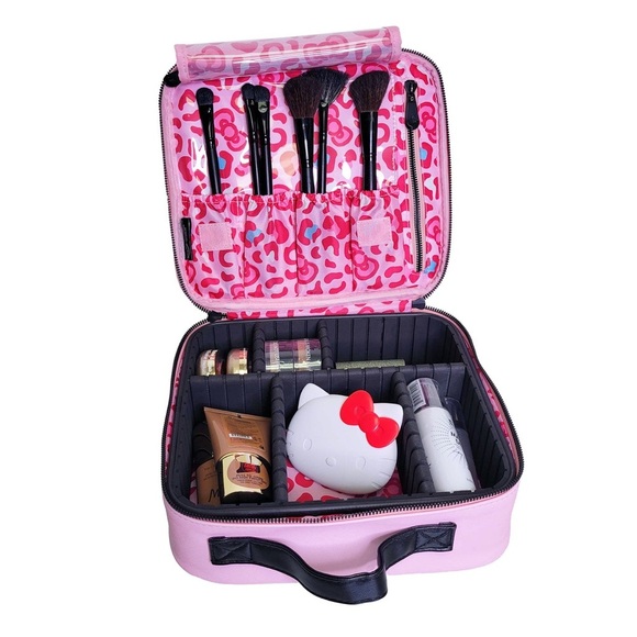 Impressions Vegan Leather Hello Kitty Cosmetic Box - Picture 6 of 12